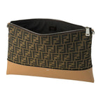 Fendi Shoulder Bag FF Logo Tobacco — view 4