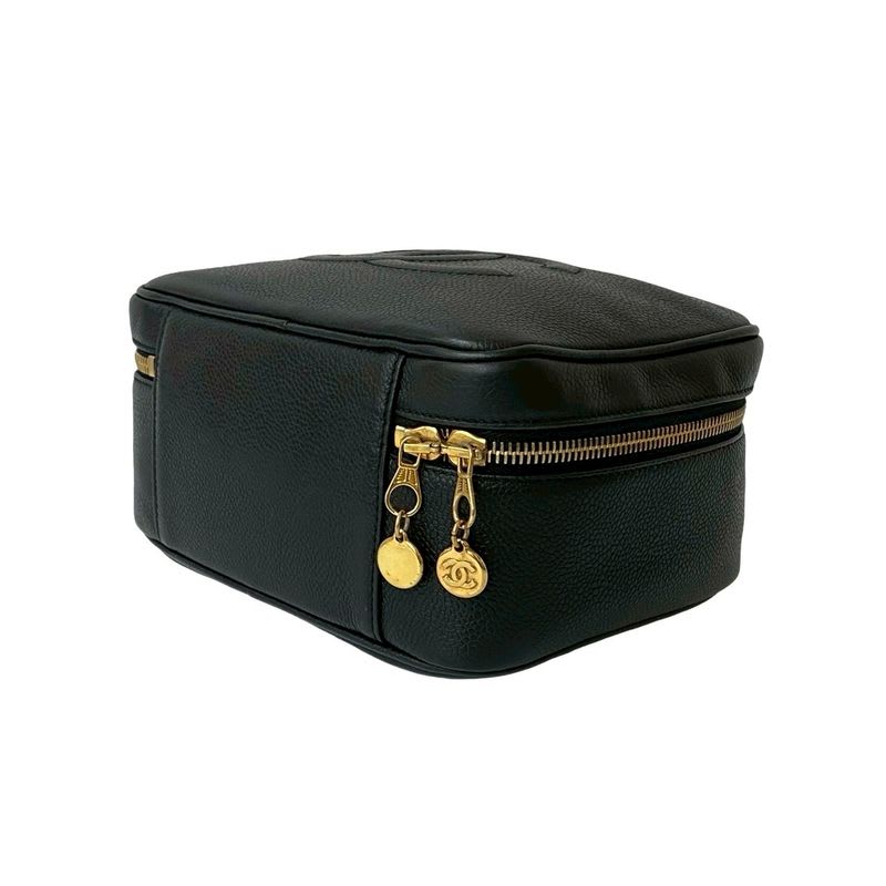 Chanel Matte Caviar Leather 2-Way Shoulder Bag