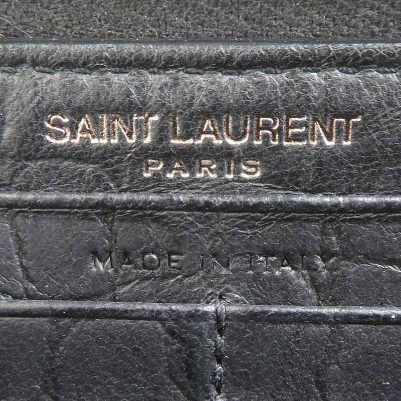 Saint Laurent Round Zipper Long Wallet — view 8