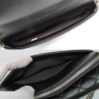 Chanel Boy Phone Case Ap3013 Shoulder Bag Black Caviar Leather — view 7