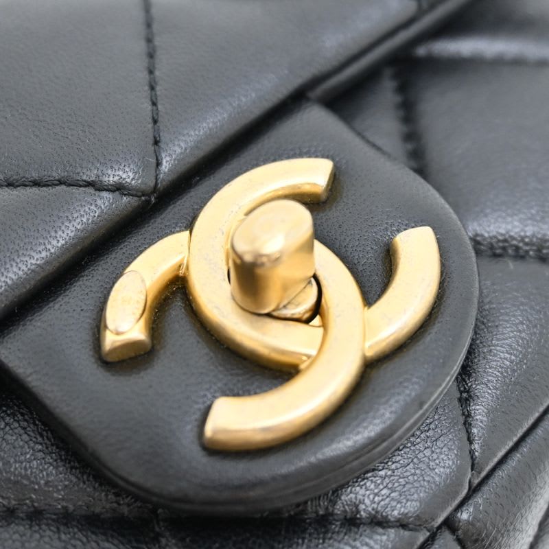 Chanel Shoulder Bag Quilted Small Flap As3214 — view 8