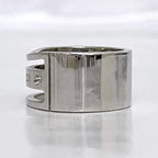 Gucci Logo Ring Silver Size 19 — view 5