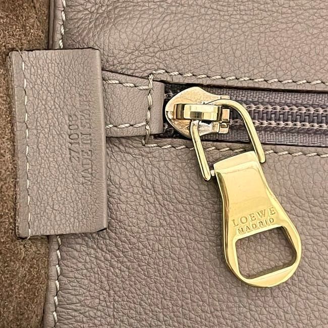 Loewe Tote Bag Beige Anagram Leather — view 6