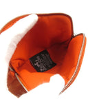 Hermes Bolide Pouch 16 Mini Cotton Leather Orange 1210 — view 3