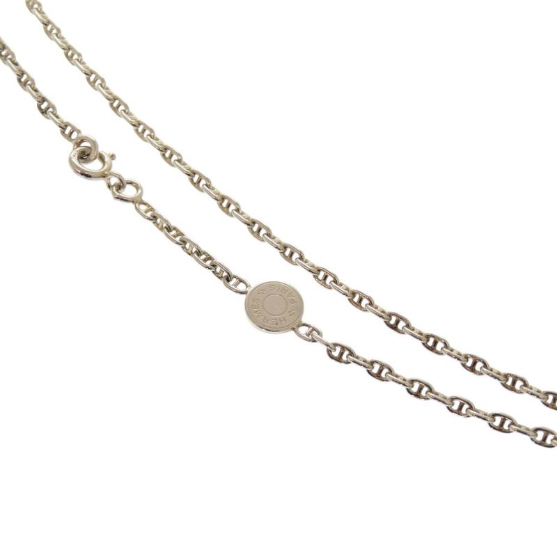Hermes Chaine D'ancre Mini Serie 40 cm Silver 925 Necklace 1381 — view 4