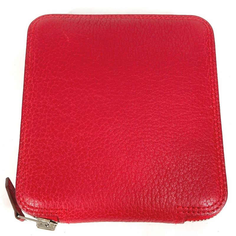 Hermes Shoulder Bag Silky Pop Leather Red — view 4