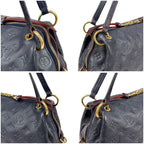 Louis Vuitton Pontje Shoulder Bag Mini Tote Empreinte Leather Embossed Navy — view 5