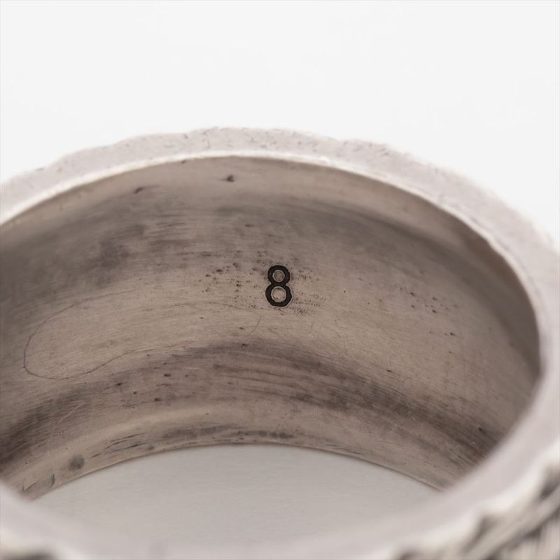 Gucci Taiga Head Arabesque Garden Silver Ring 8 — view 6