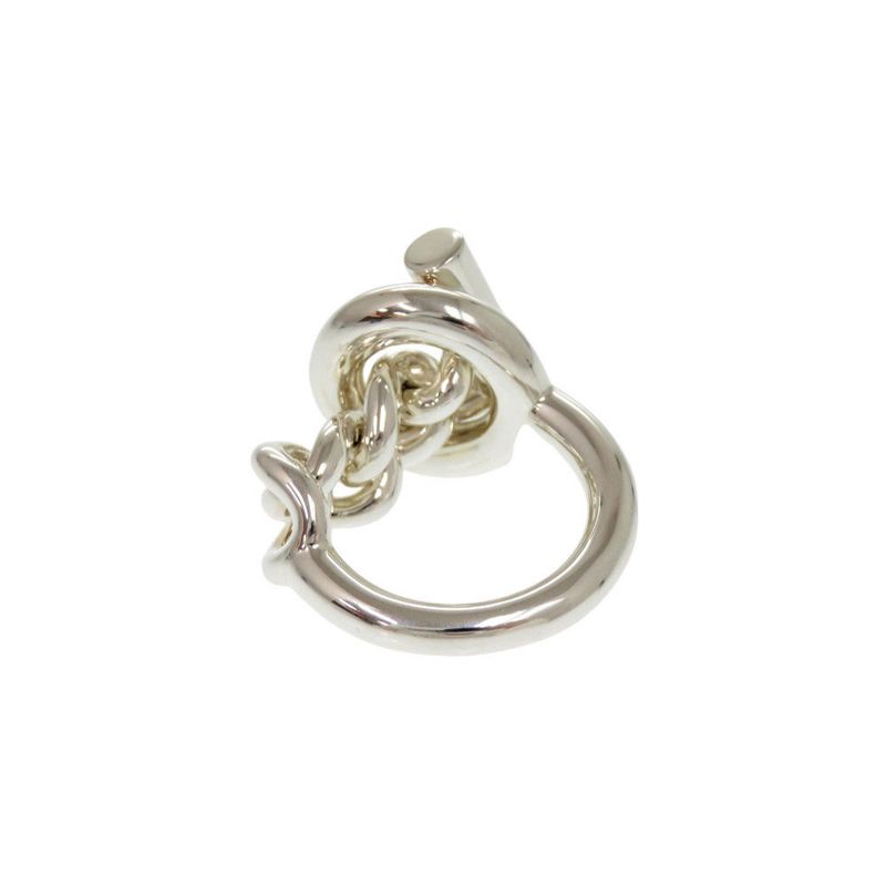 Hermes Croisette Size 55 Silver 925 Ring 0136 — view 7