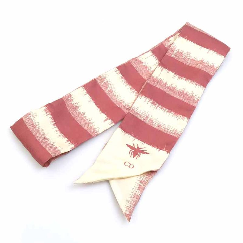 Christian Dior Twilly Red Scarf — view 9