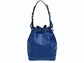 Louis Vuitton Shoulder Bag Epi Noe Blue Gold