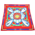 Hermes En Roue Libre Scarf 90 Carre Silk Shawl Reddish — view 2