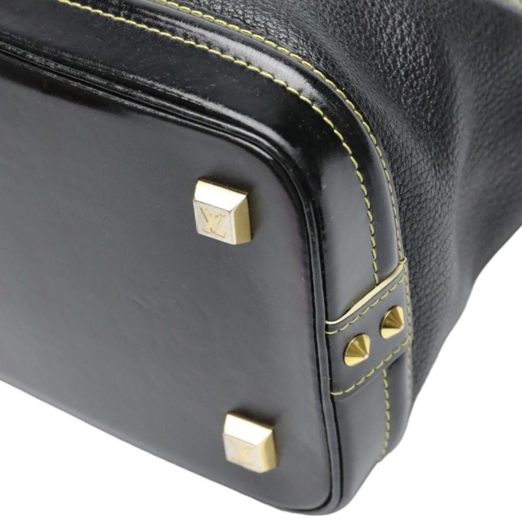 Louis Vuitton Suhali Handbag Lock It PM Noir Black — view 8