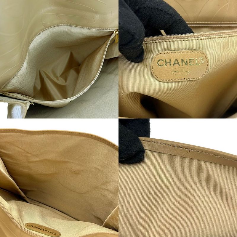 Chanel Shoulder Bag Crossbody Cocomar Cles Leather 6 Beige — view 6