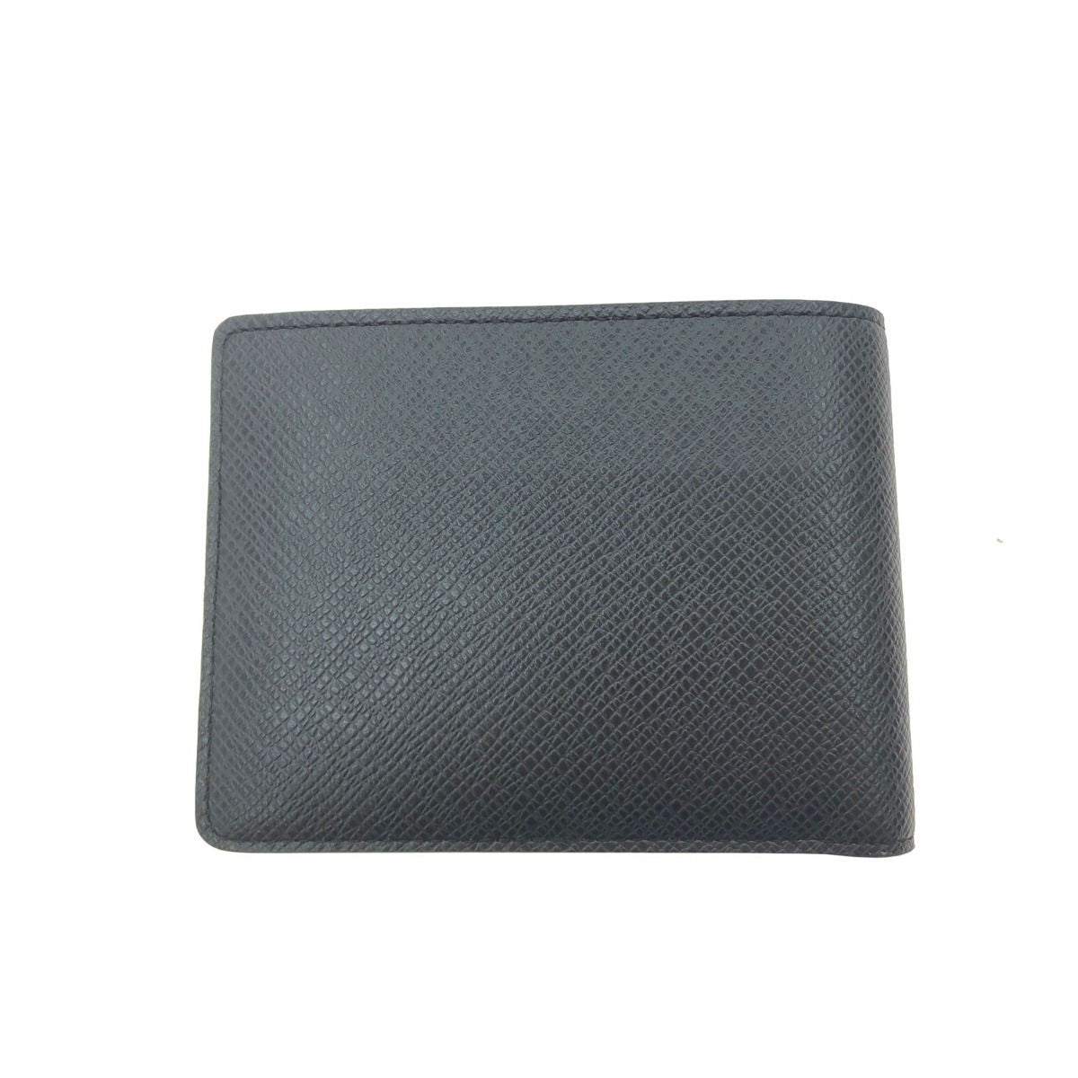 Louis Vuitton Bifold Wallet Taiga Portefeuille Multiple Black — view 2