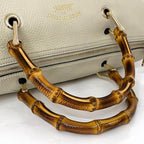 Gucci 2-Way Boston Bag White Bamboo — view 8