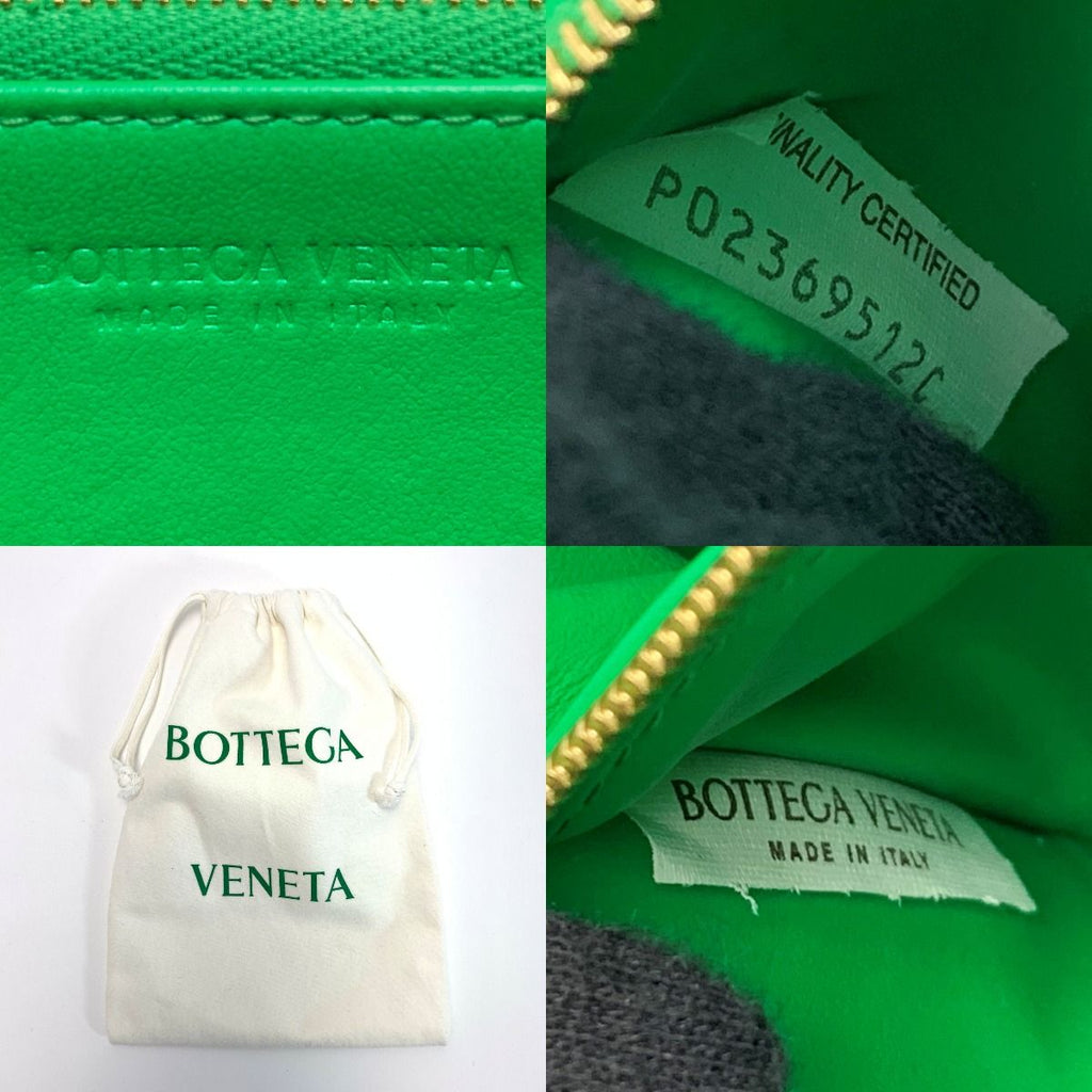 Bottega Veneta Maxi Intrecciato Lamb Leather Paraquito Round — view 7