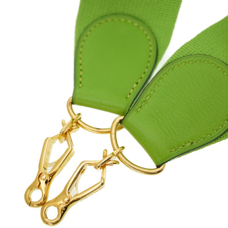 Hermes Evelyne Shoulder Strap Apple Green Gold Hardware 0052 — view 3