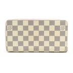 Louis Vuitton Round Zipper Long Wallet Damier Azur Zippy — view 3