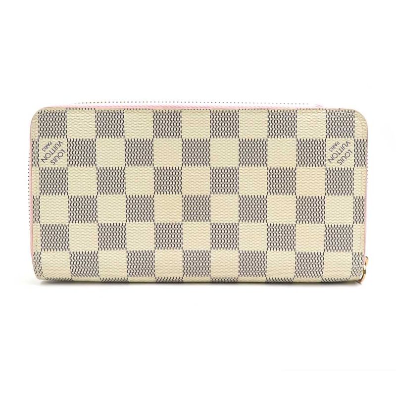 Louis Vuitton Round Zipper Long Wallet Damier Azur Zippy — view 3