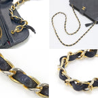 Chanel Shoulder Bag Quilted Chain Scratch Yes Black — view 4