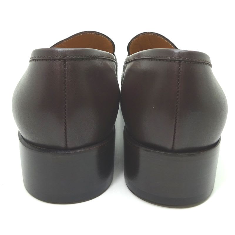 Hermes Mocha Size 24.5 Loafers — view 4