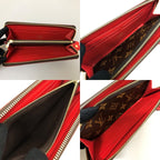 Louis Vuitton Long Wallet Monogram Portefeuille Clemence Flower Charm — view 8