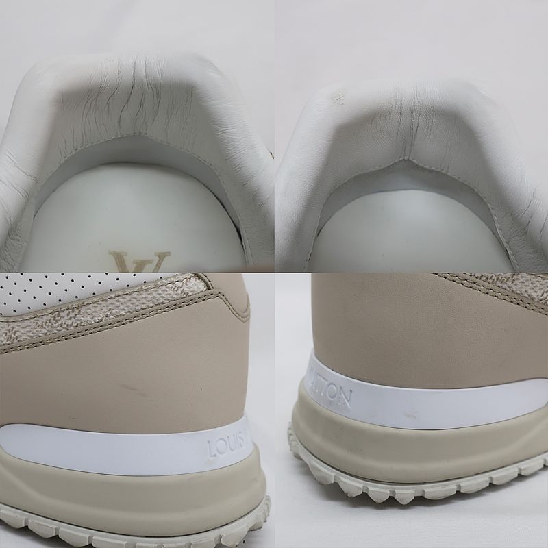 Louis Vuitton Runaway Sneakers 1 Ahso4 Monogram Beige Size — view 7