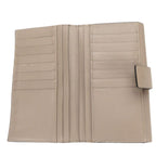 Fendi Bifold Wallet 8 M0308 Peekaboo Leather Beige Glaze Gold Hardware Long — view 3