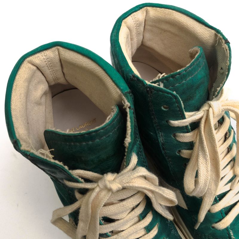 Yves Saint Laurent Shoes Sneakers High Cut Men Leather — view 6