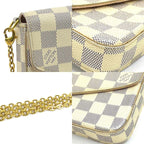 Louis Vuitton Chain Wallet Damier Azur Pochette Felicie — view 8
