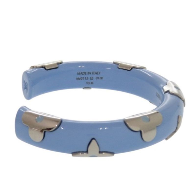 Louis Vuitton Jonq Deyri Monogram Flower Ceramic Metal Light Blue Water — view 6