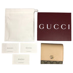 Gucci Double G Medium Wallet GG Supreme Canvas Bifold — view 9