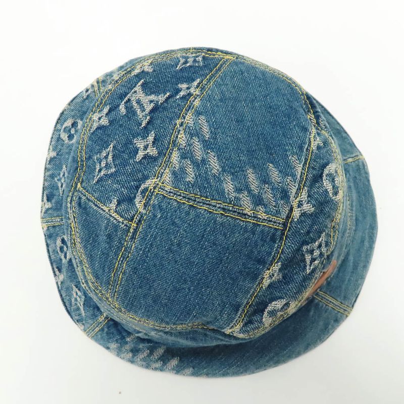 Louis Vuitton NIGO Bonnet Denim Mp3242 MADE Hat Monogram Damier — view 3