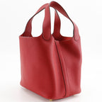 Hermes Picotin Lock 18 PM Taurillon Maurice Red Gold Hardware C Handbag — view 3