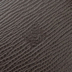Loewe Coin Case Leather Brown Silver Hardware Anagram Small Round — view 3