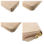 Prada Round Long Wallet Saffiano 1 Ml506 Pink — view 4