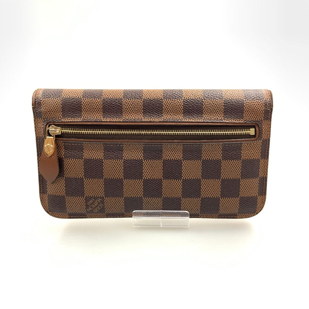Louis Vuitton Damier Portefeuille Ascot Long Wallet Brown — view 2