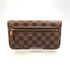 Louis Vuitton Damier Portefeuille Ascot Long Wallet Brown — view 2