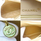 Chanel Shoulder Bag Quilted Caviar Leather Beige Gold Hardware 2 nd — view 6