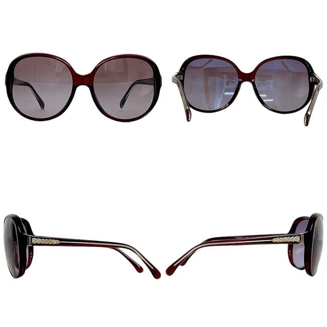 Chanel Sunglasses In Bordeaux Gradient 5196 Acetate — view 3