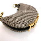 Fendi Handbag Nano Graffi Brown Staggered Pattern — view 8