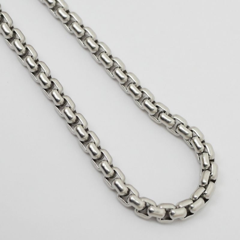 Hermes Meri Melo Necklace Buffalo Horn Metal Silver H Cube — view 7
