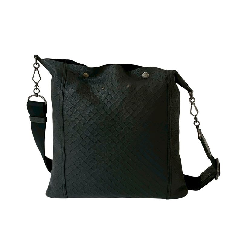 Bottega Veneta Intreccio Leather Shoulder Bag Sacoche Crossbody