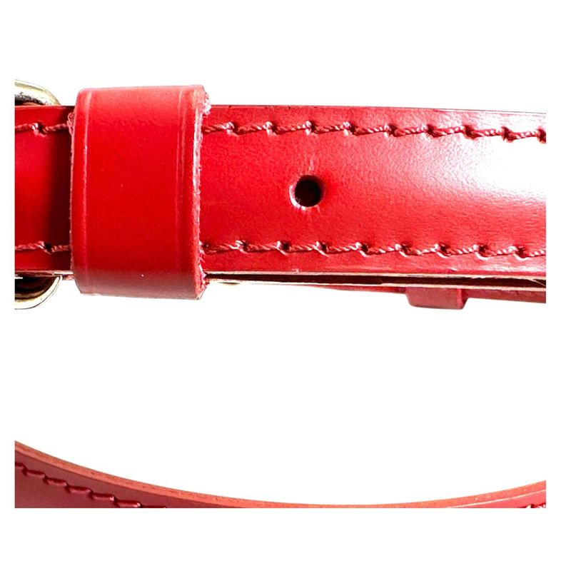 Louis Vuitton Strap Adjustable Shoulder For Bag Red — view 6