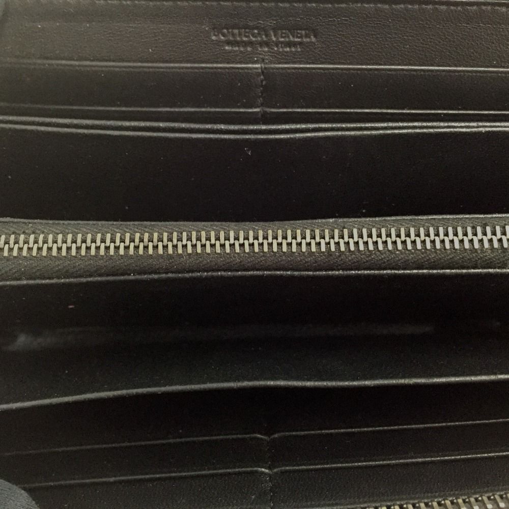Bottega Veneta Long Wallet Round Zipper Intrecciato — view 6