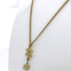 Chanel CC Long Necklace Gold Coco Mark GP A12 — view 4