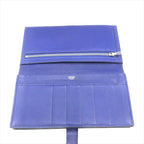 Hermes Epsom Bearn Souffle Blue Wallet Bifold — view 6