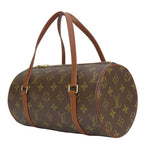 Louis Vuitton Handbag Papillon 26 Monogram Brown Cylindrical — view 2