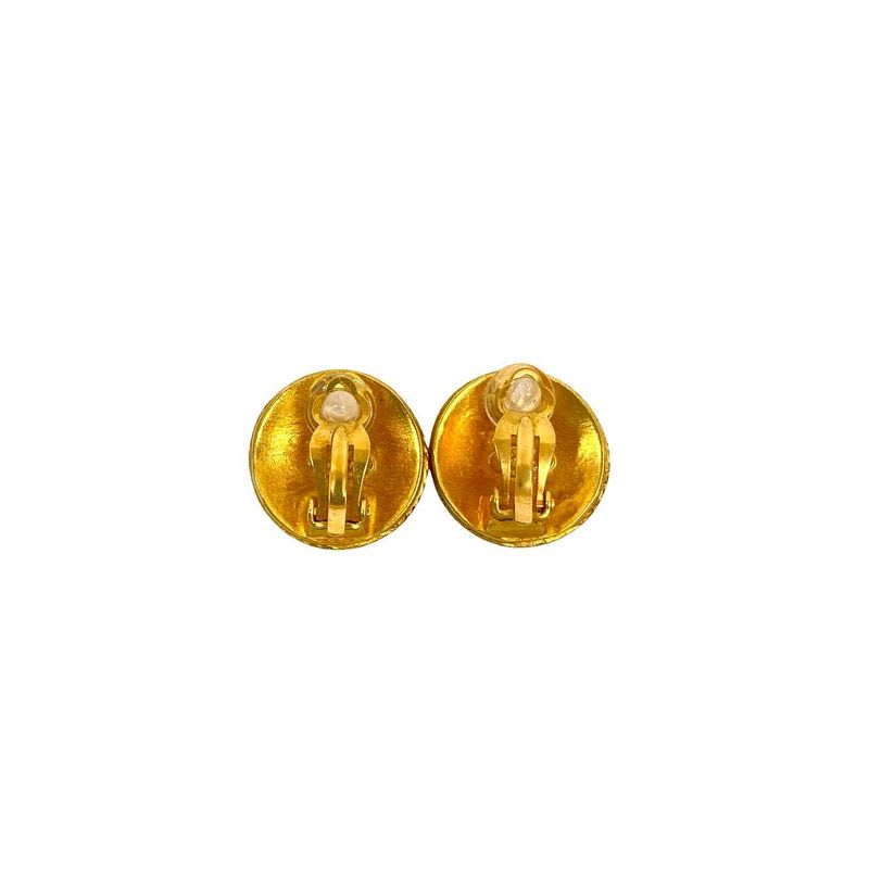 Chanel Coco Mark Motif Earrings Ear Cuff Accessories Small 94A — view 6